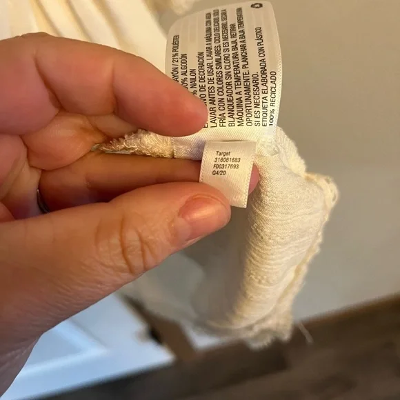 Knox Rose White Lace Long Sleeve Open Front Cardigan Kimono Size M - Picture 3 of 8